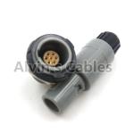 Compatible PAG LEMO Plastic Electrical Connectors 7 Pin For Medical Industry