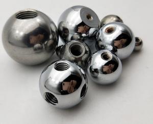 Wholesale Zinc Plating Solid Steel Ball With Drilled Hole 201 304 440 17MM 17.4MM from china suppliers