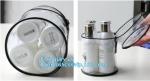 zipper bag promotional gift bag, square barrel thickened plastic storage bag