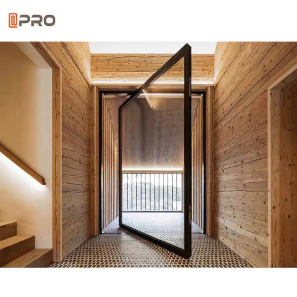 APRO Exterior Modern Aluminium Revolution Door Aluminum Front Pivot Main