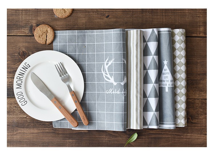 Exquisite Fast Absorbent Cotton Table Cloth 100% Bamboo Fiber