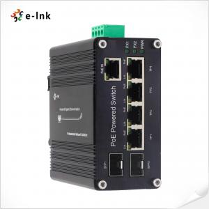 China 5 Port 10/100/1000T PoE Powered Switch 2 Port 100/1000X SFP Industrial Ethernet Switch on sale