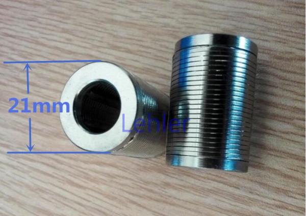 Diameter 21mm Lab Horizontal Bead Mill Screens , Sand Mill Screens ISO9001:2015