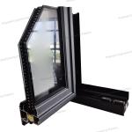 Custom Glazing Aluminum Thermal Break Sliding Doors Profile For Casment Side