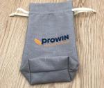 Durable Cotton Drawstring Tote Bags,Thick Single Drawstring Muslin Bags"Premium