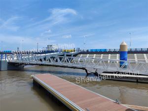 Wholesale Aluminum Floating Pontoon Docks Marine Floating Dock Pier Design For Sea Lake from china suppliers