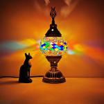 Turkish mosaic table Lamp vintage art deco Handcrafted retro table lamp(WH-VTB
