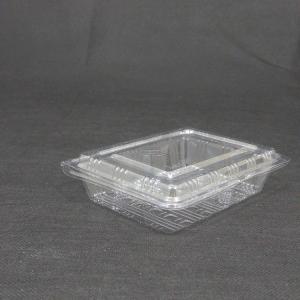 Wholesale cake plastic box or fruit pastry disposable plastic box disposable transparent food box for supermarket or from china suppliers