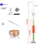 Lightning Conductor Building Earth Grounding Protection Rod Lightning Surge