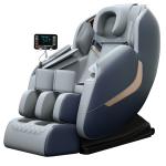 Leather Heated Back And Seat Massager 4d Electric Massage Chair Zero Gravity