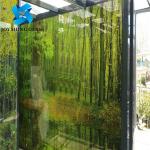 Bent / Flat Digital Ceramic Printing On Glass 4mm 5mm 6mm for Window