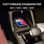 Micro USB Cable Included Fast Charge Wireless Charging Pad With 12V 2.5A Input