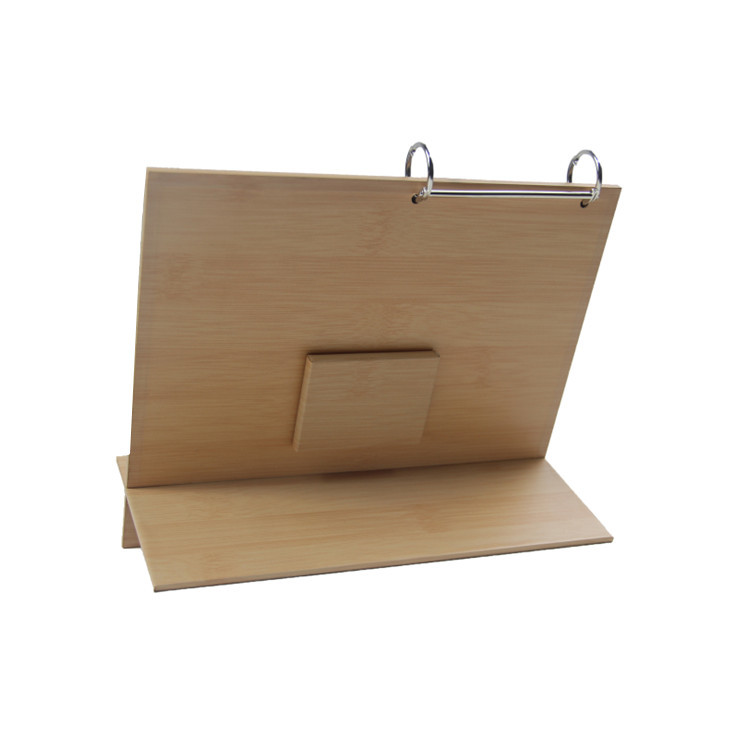 Printing Custom 365 Day Calendar , Wooden Desk Calendar With Wireless Charger