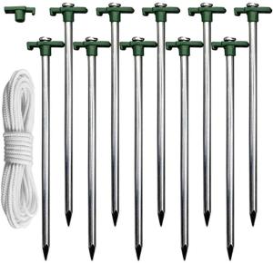 Wholesale Non Rust Galvanized Steel Pop Up Canopy Tent Stakes 10Pcs Pack from china suppliers
