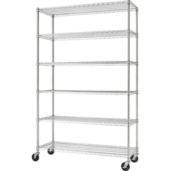 Custom Indoor Heavy Duty Steel Rolling Wire Shelving Office Book Rack Self -