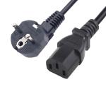 Electrical 3 Pin Power Cord ,IEC KC Korea C13 C5 Extension Cable 1.5m 1.8m