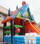 2020 Colorful PVC Tarpaulin inflatable bouncer Hallowmas baby bouncy house for