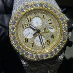 Customized Luxury Brand Moissanite Bust Down Stainless Steel Custom Iced Out