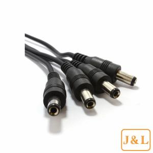 Wholesale 2.1mm x 5.5mm DC Power Lead Splitter 1 PSU to 4 Devices Cable from china suppliers
