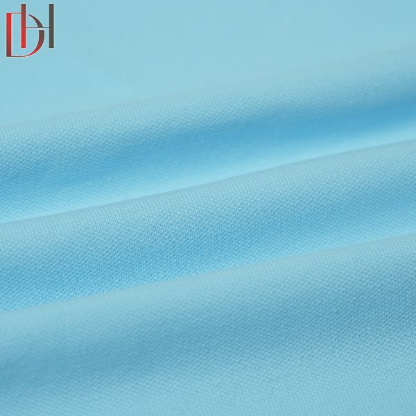 New Combed Plain Dyed 96% Cotton 4% Spandex High Quality Comfortable Premium Polo Pearl Fabric