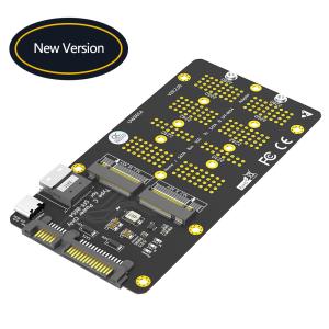 Wholesale M.2 NGFF NVMe SSD SATA Bus SSD To SFF 8654 And SATA Adapter Card from china suppliers