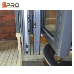 Dust Resistance Aluminum Bifold Windows Electrophoresis Surface Treatment