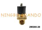 3/4" UNI-D Type UW-20 2W200-20 Brass Solenoid Valve For Water Gas Oil