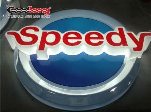 Wholesale CE Certificate Round Rotating LED Light Box Display from china suppliers