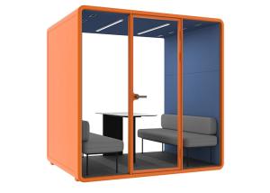 Wholesale Professional Acoustics R&amp;D Team Office Pods Meeting Cabin Quiet Environment Soundproof Movable from china suppliers