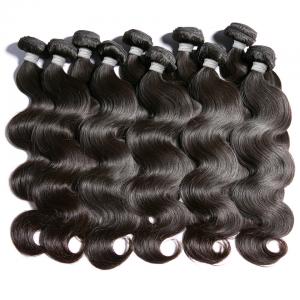 Wholesale 100% Pure 1B Black Color Brazilian Human Hair Bundles Wet And Wavy Hair Extensions from china suppliers