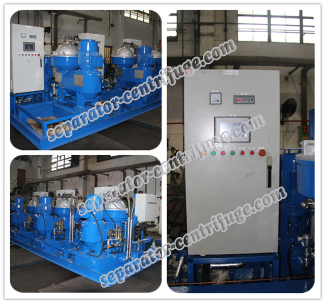 Large Capacity Disc Stack Centrifuges Marine Oil , Fuel Oil Clarification