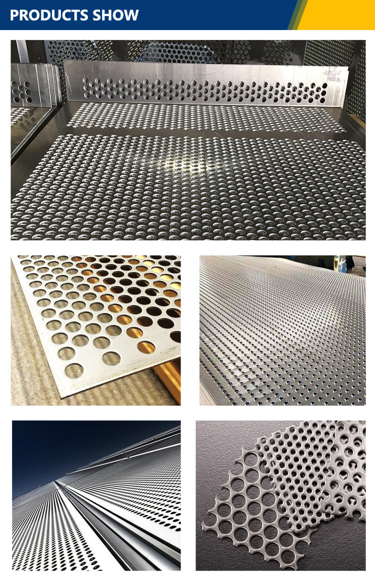 JIS Stainless Steel Perforated Plate 304 316 Round Hole Metal Sheet 1000mm