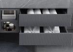 Double Bathroom Vanity Sink Cabinet Solid Wood Furniture Modern Style