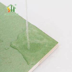 Wholesale Customized Water Resistant Plasterboard Green Color For Drywall Partition Walls System from china suppliers