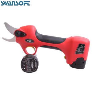 Wholesale Swansoft 2.5CM Battery Orchard Pruner Lithium Battery Portable Cutting Shears Scissors Cordless Electric Pruners from china suppliers
