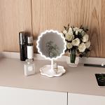 Makeup Artists' Choice Plastic Frame Led Lighted Makeup Mirror With Vanity Tray