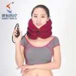 Red/purple/blue/grey color cervical neck collar inflatable neck collar soft