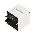 LPJD4743BDNL 1000 Base-T Vertical RJ45 Female Connector Yellow/Green LED