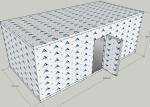 -18 Degree Low Temperature Fish Seafood Cold Room With Condensing Unit
