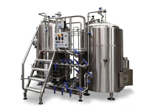 150L 304 Stainless Steel Pilot Brewing Equipment In Beer Production Line Witn