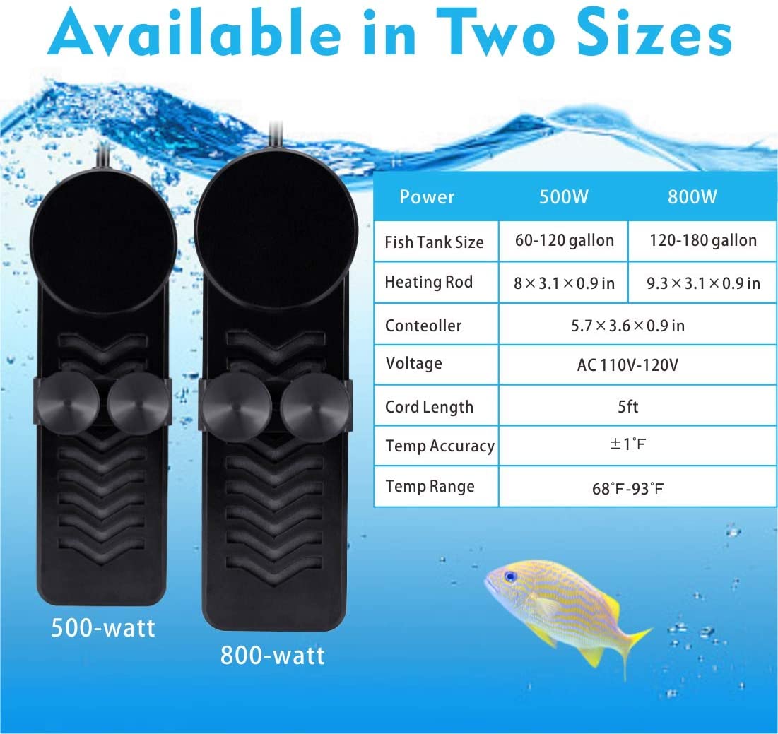 Smart PTC Aquarium Substrate Heater 500W