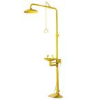 ABS coating Anti-corrosion SS 304 conbined Emergency safety shower and eyewash