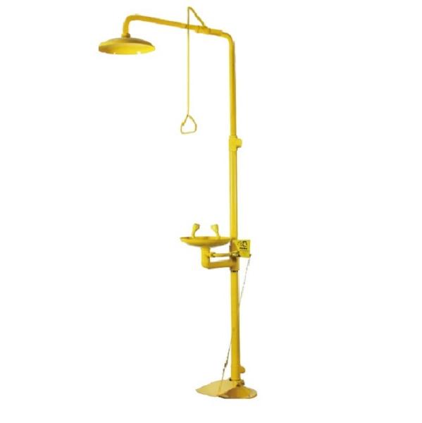 ABS coating Anti-corrosion SS 304 conbined Emergency safety shower and eyewash