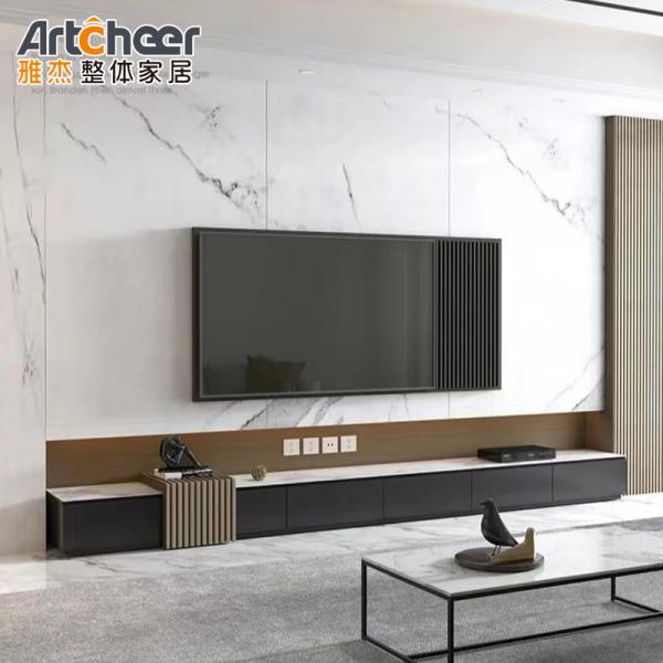 Customized Living Room Furniture Traditional TV Stands with Sintered Stone Table