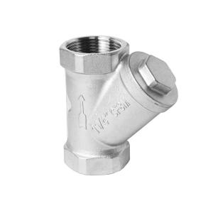 Wholesale 304/316 Stainless Steel Y Strainer with Thread End Water Valve Full Bore Structure from china suppliers