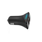 ABS 5V3.4A Cell Phone Fast Charger For Car With Smart IC