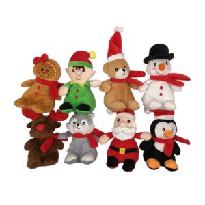 Wholesale 15cm 5.9in Christmas Animated Stuffed Animals That Sing Gingerbread Plush Toy 8 Asstd from china suppliers