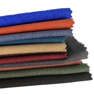Wholesale 100% Recycled Polyester Twill Imitated Woolen Fabric for Formal Suiting Customizable from china suppliers