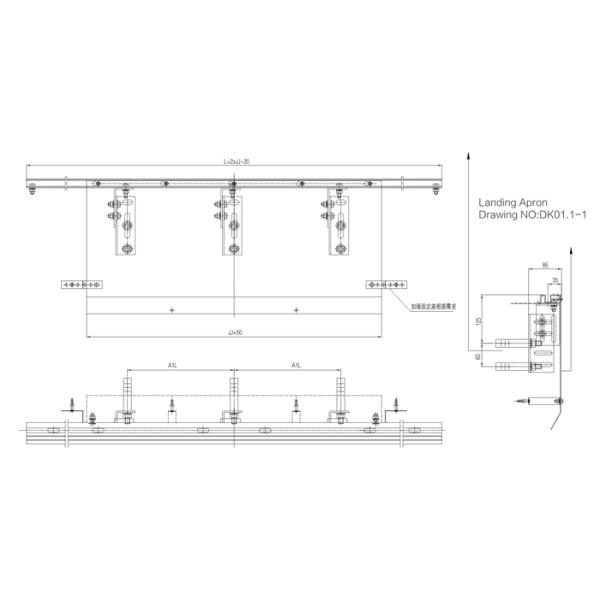 Elevator Landing Composite For Passager Elevator Door Operator Parts