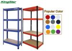 Cramped Edge Upright Boltless Shelving System 175 Kg Capacity For Supermarket